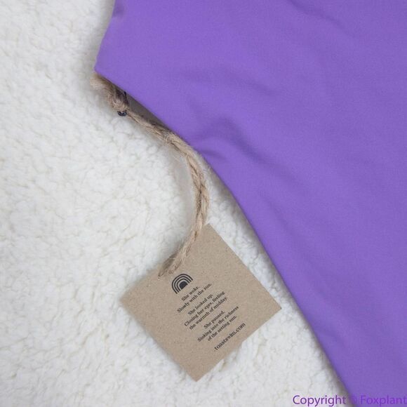 NEW Toast Swim Signature High Waist Bottom in Amethyst, XL - Picture 9 of 11